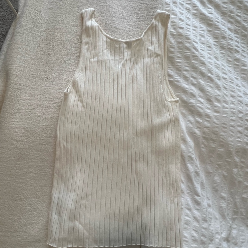 Ivory knit top - Picture 2 of 3